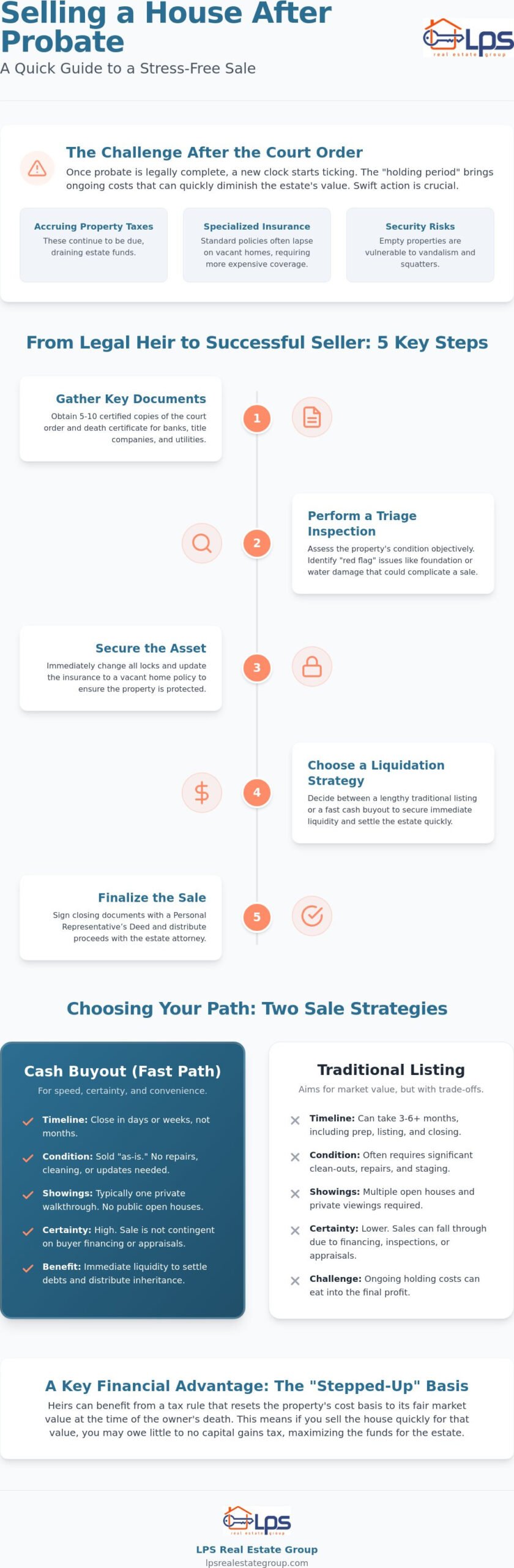 How to Sell a House Fast After Probate: A Step-by-Step Guide for 2026