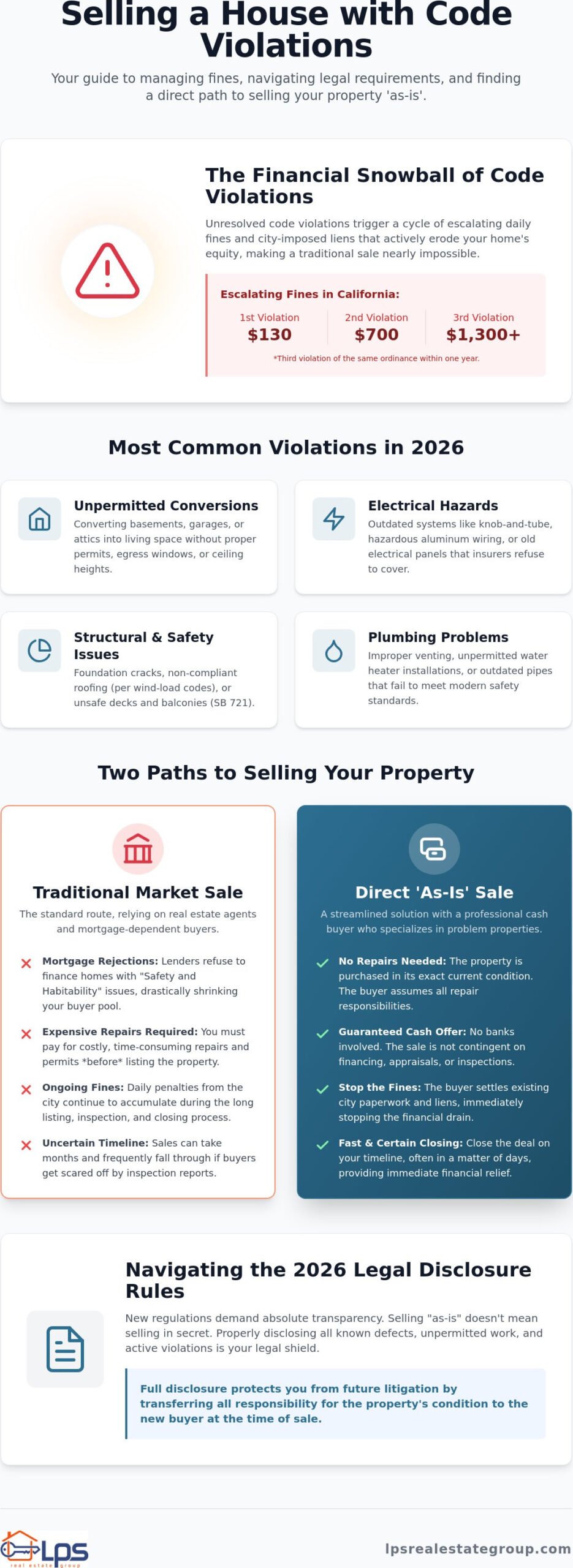 Selling a House with Code Violations: Your Complete 2026 Guide