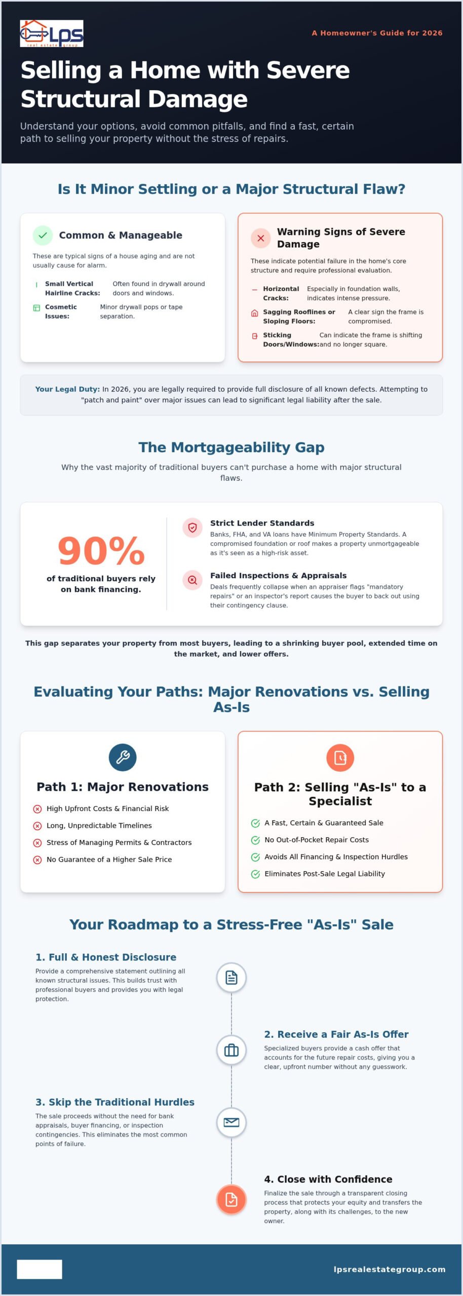Selling a Home with Structural Damage: 2026 Guide