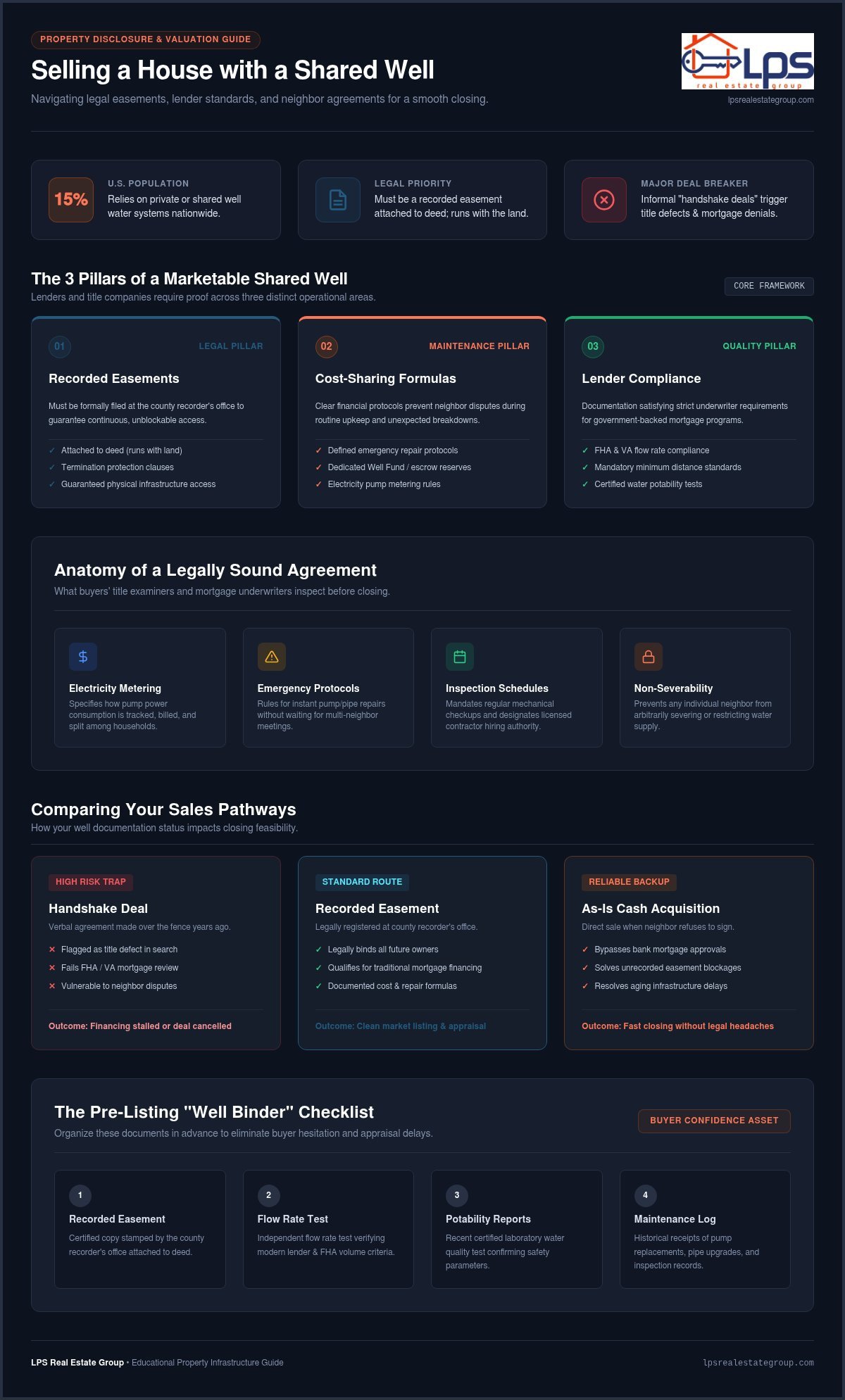 Selling a House With a Shared Well Agreement: A 2026 Homeowner’s Guide