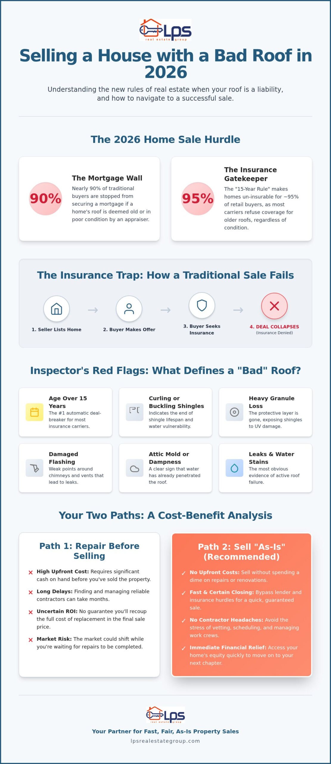 Selling a House with a Bad Roof: Your 2026 Guide to a Fast, Stress-Free Sale